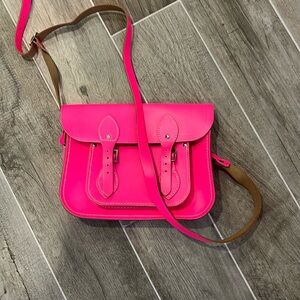 Cambridge satchel bright pink bag